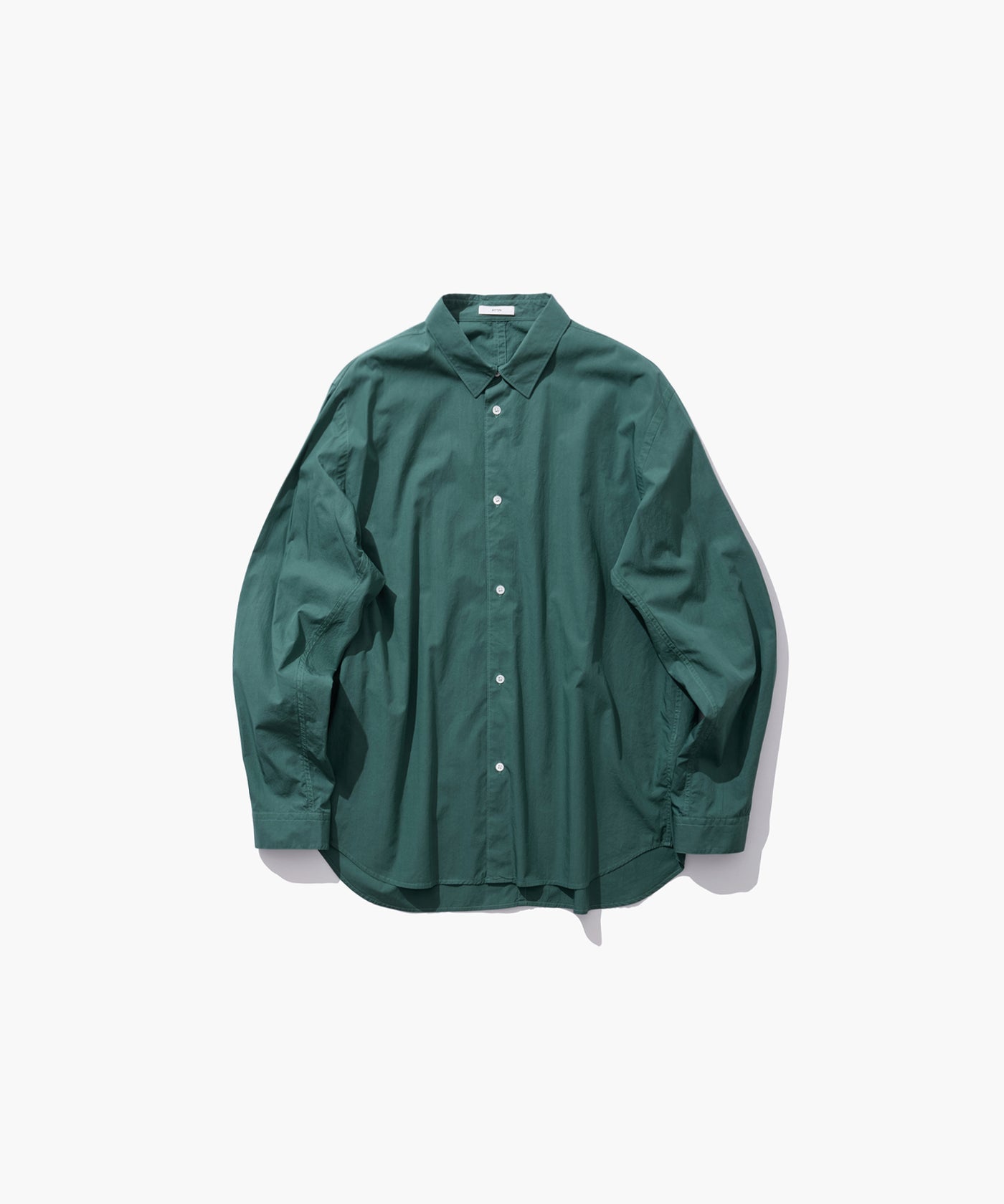 SHRINK COTTON LAWN | OVERSIZED SHIRT – ATON | エイトン