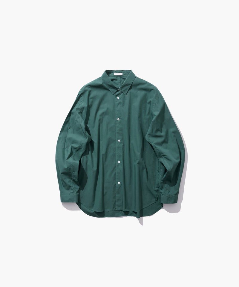 SHRINK COTTON LAWN | OVERSIZED SHIRT – ATON | エイトン