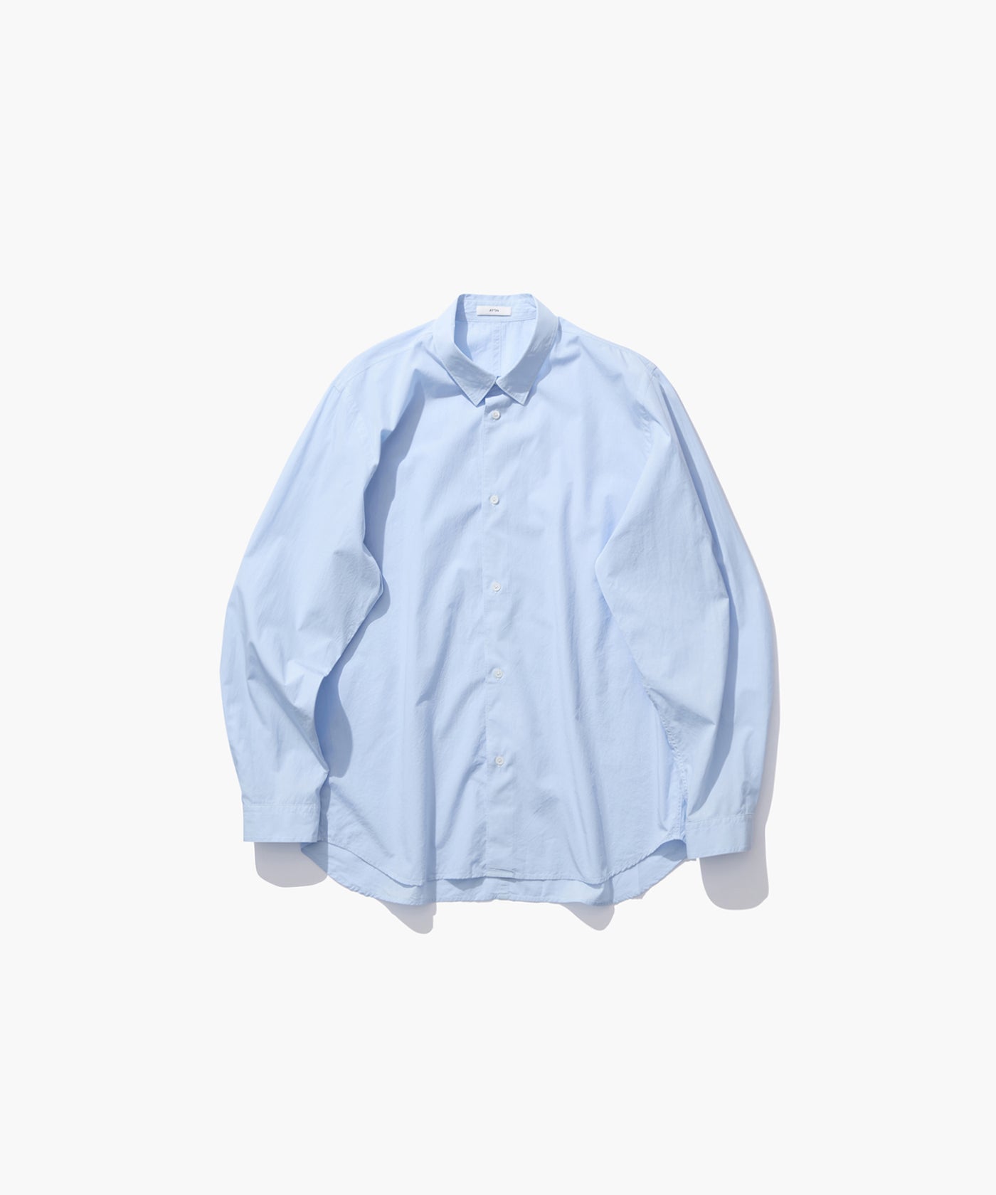 SHRINK COTTON LAWN | OVERSIZED SHIRT – ATON | エイトン