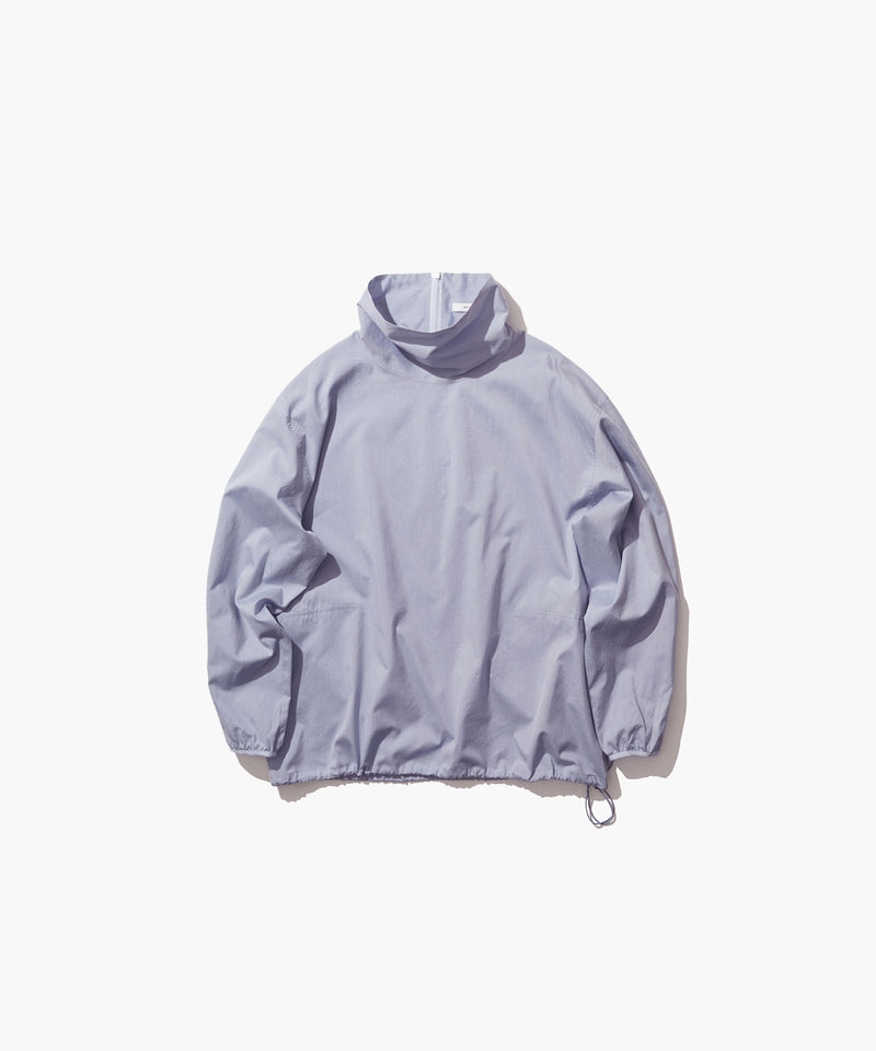 COTTON SILK LAWN | HIGHNECK PULLOVER SHIRT