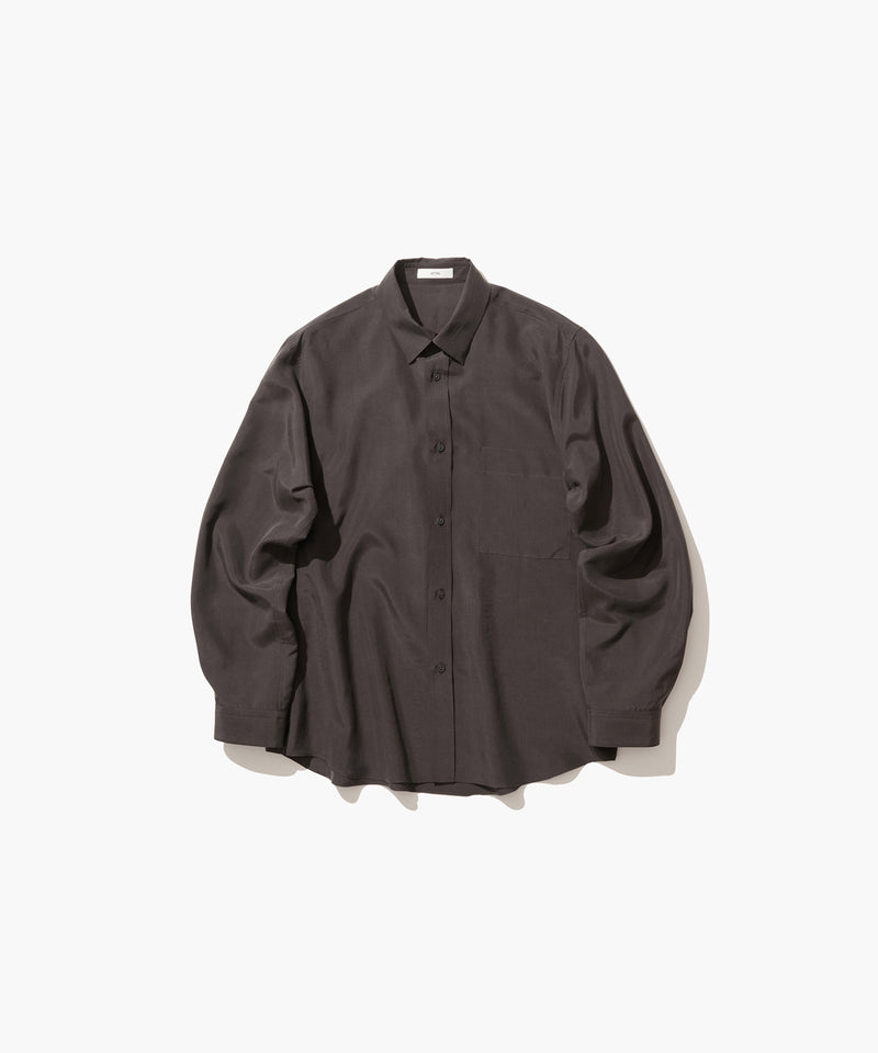 SILK SUEDE | BUTTON DOWN SHIRT