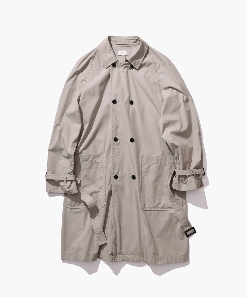 LIGHT TC GABARDINE | WASHED TRENCH COAT – ATON | エイトン