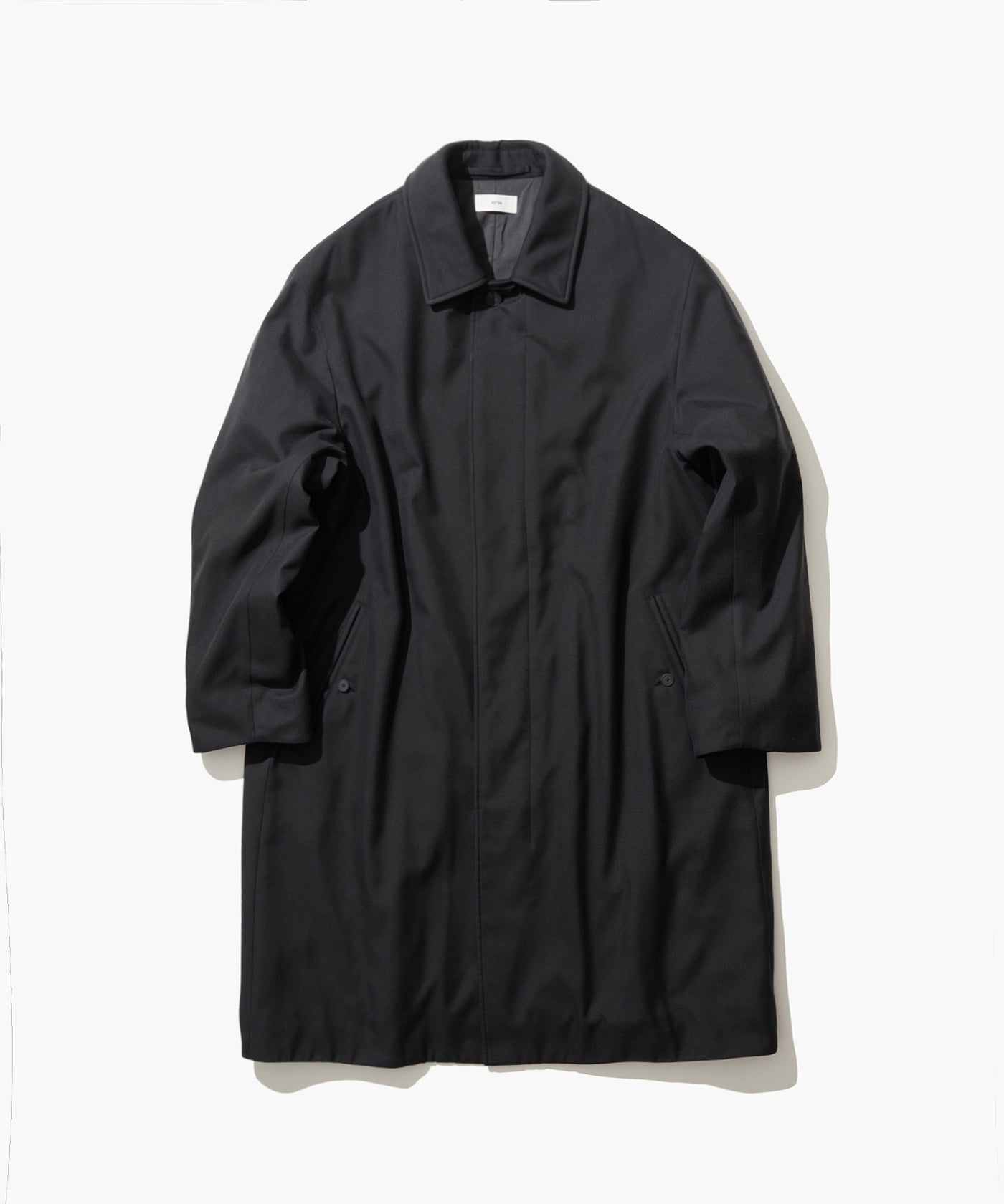 NIDOM SILK | SILK PADDED BALMACAAN COAT – ATON | エイトン