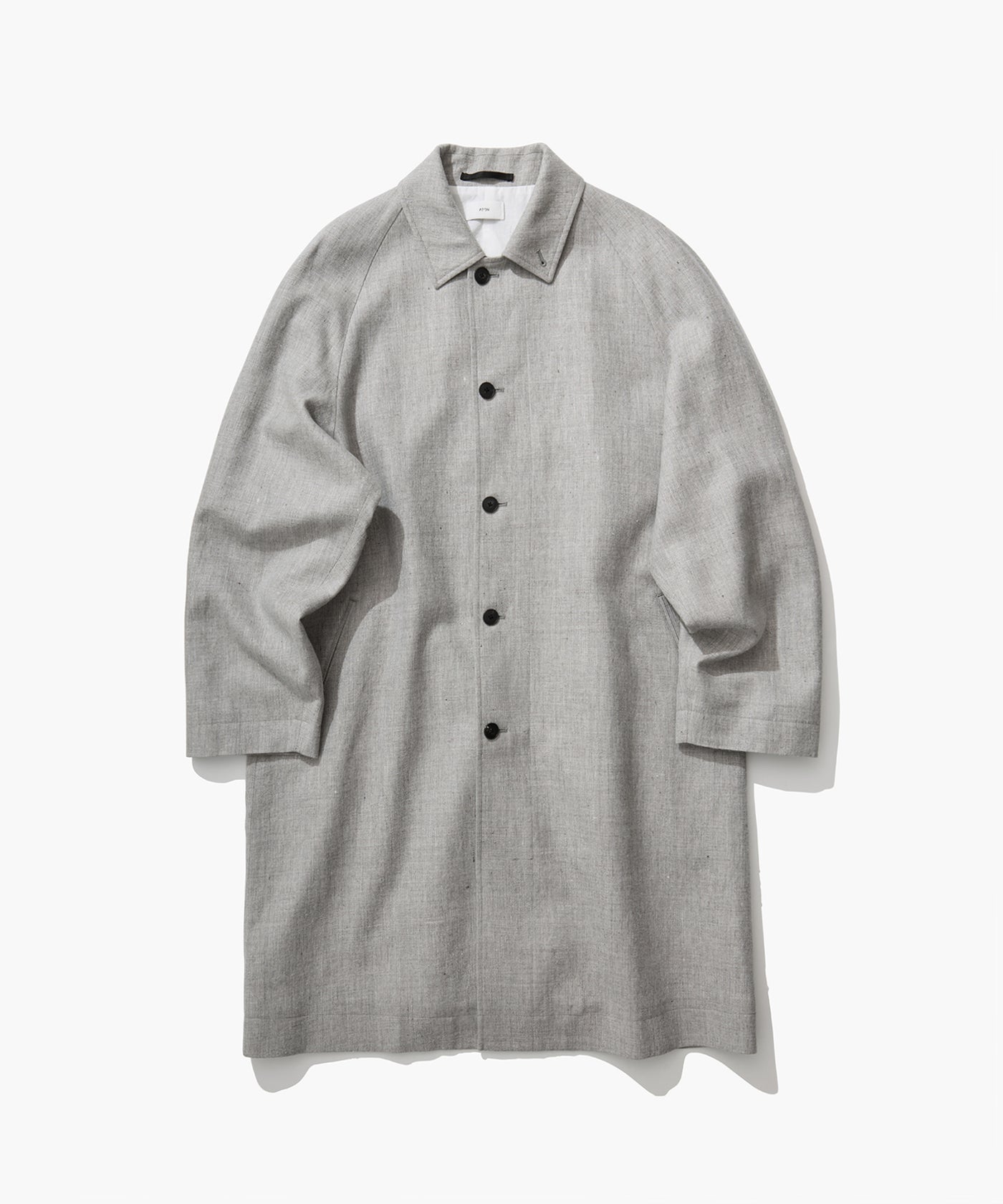 ジャケット・アウター Wool Balmacaan Coat LINEN WOOL TWILL | BALMACAAN COAT – ATON | エイトン