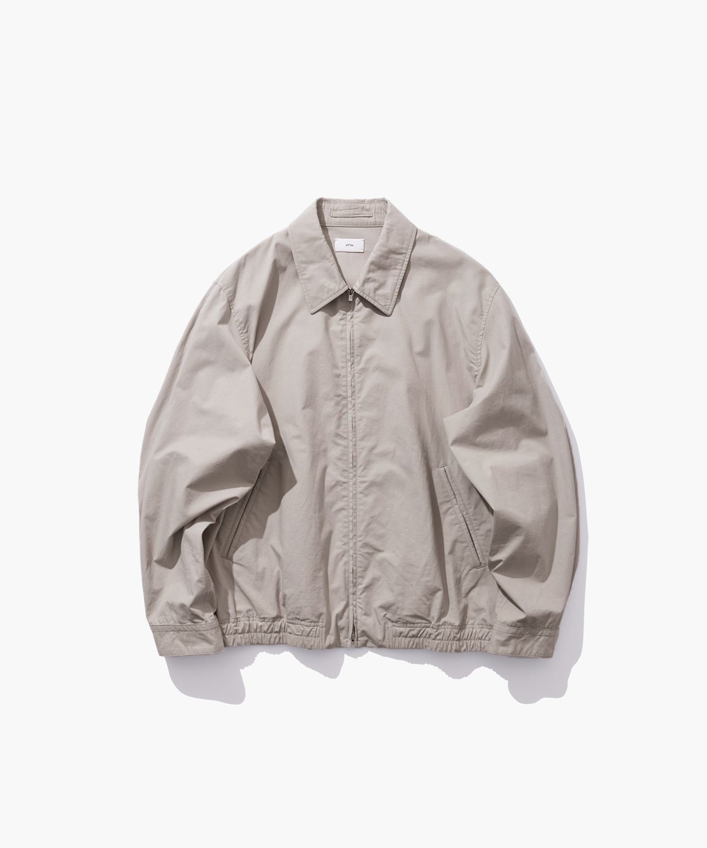LIGHT TC GABARDINE | WASHED HARRINGTON JACKET – ATON | エイトン