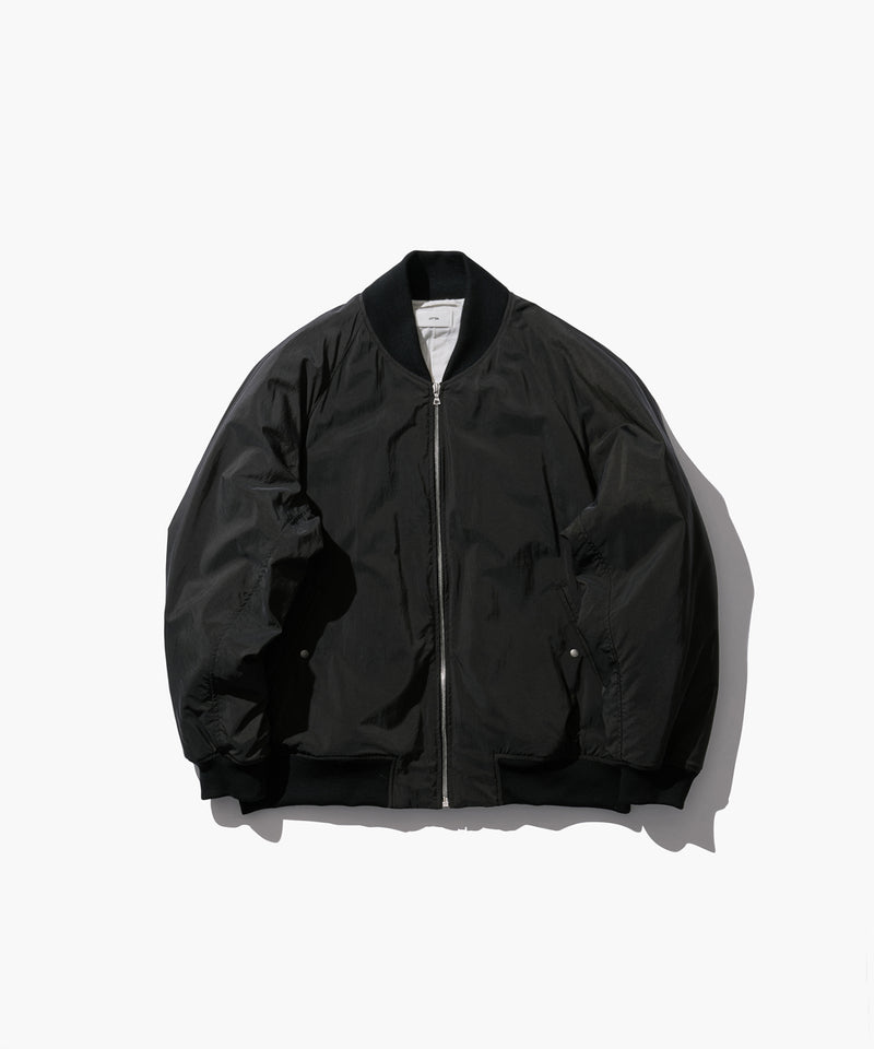 FIBRIL NYLON SATIN | FLIGHT JACKET – ATON | エイトン