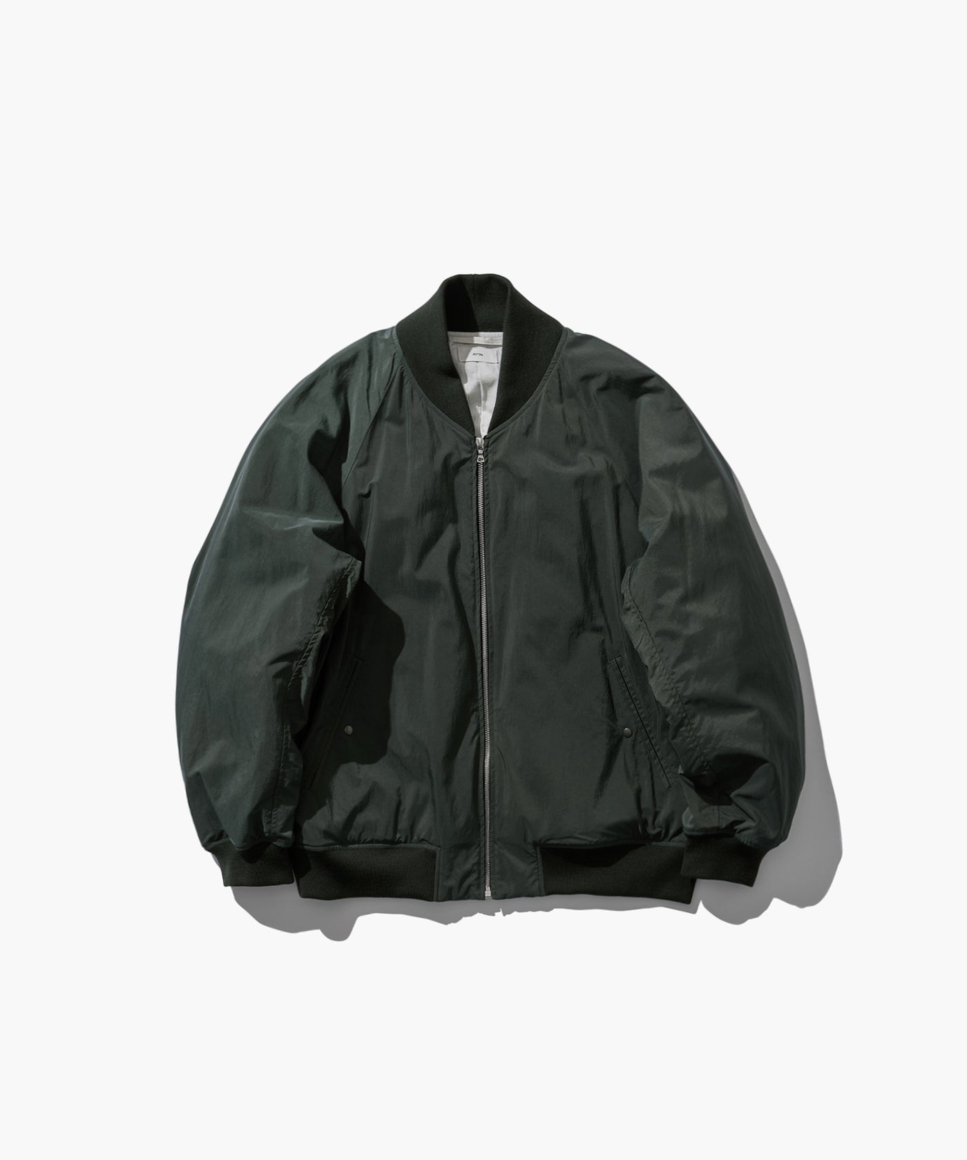 FIBRIL NYLON SATIN | FLIGHT JACKET – ATON | エイトン