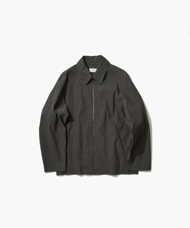 STRETCH NYLON LINEN | ZIP-UP JACKET