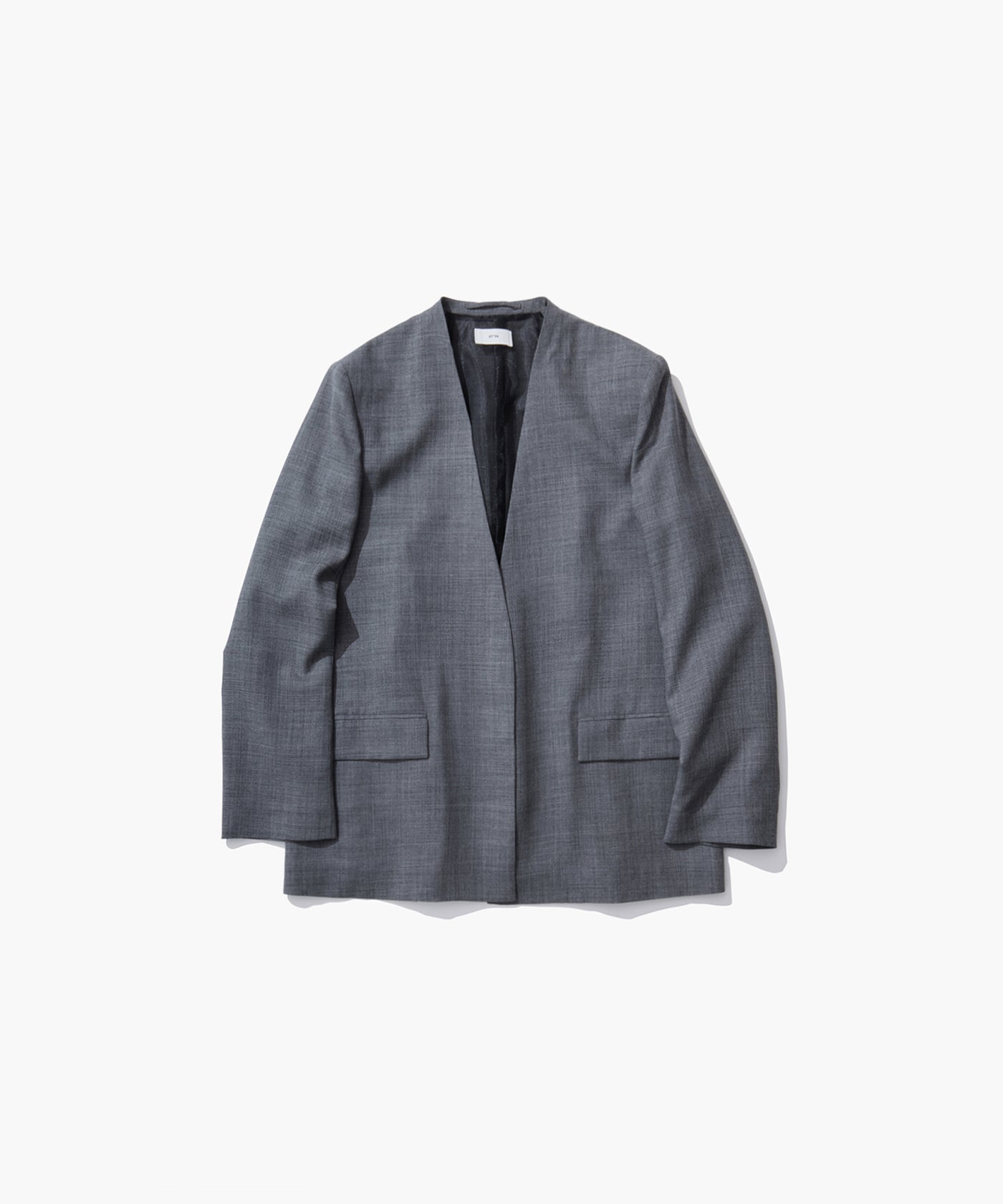 ②AMCRON　K2 エレン　エイム商品 TECHNO WOOL ETERMIN | COLLARLESS JACKET – ATON | エイトン