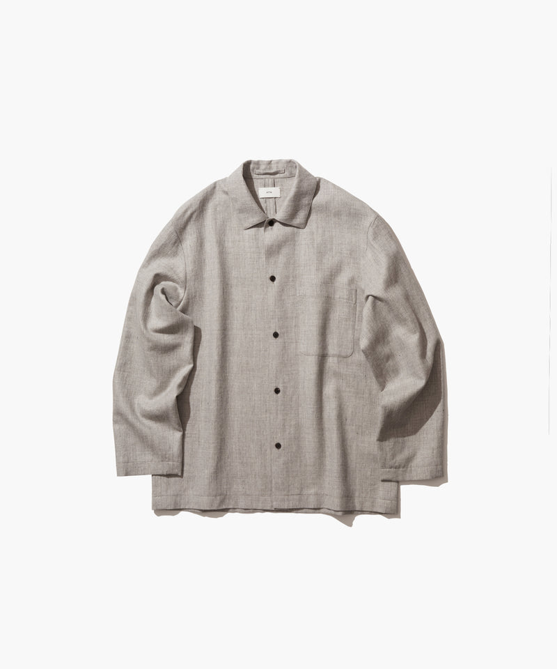 LINEN WOOL TWILL | SHIRT JACKET