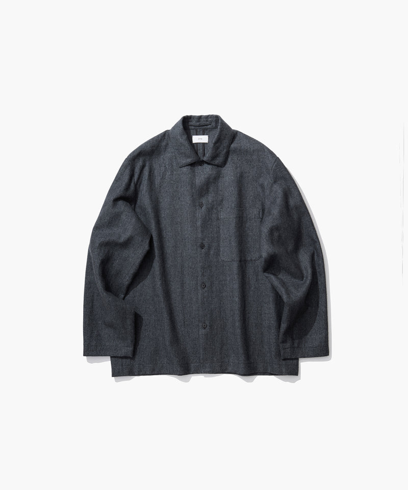 LINEN WOOL TWILL | SHIRT JACKET