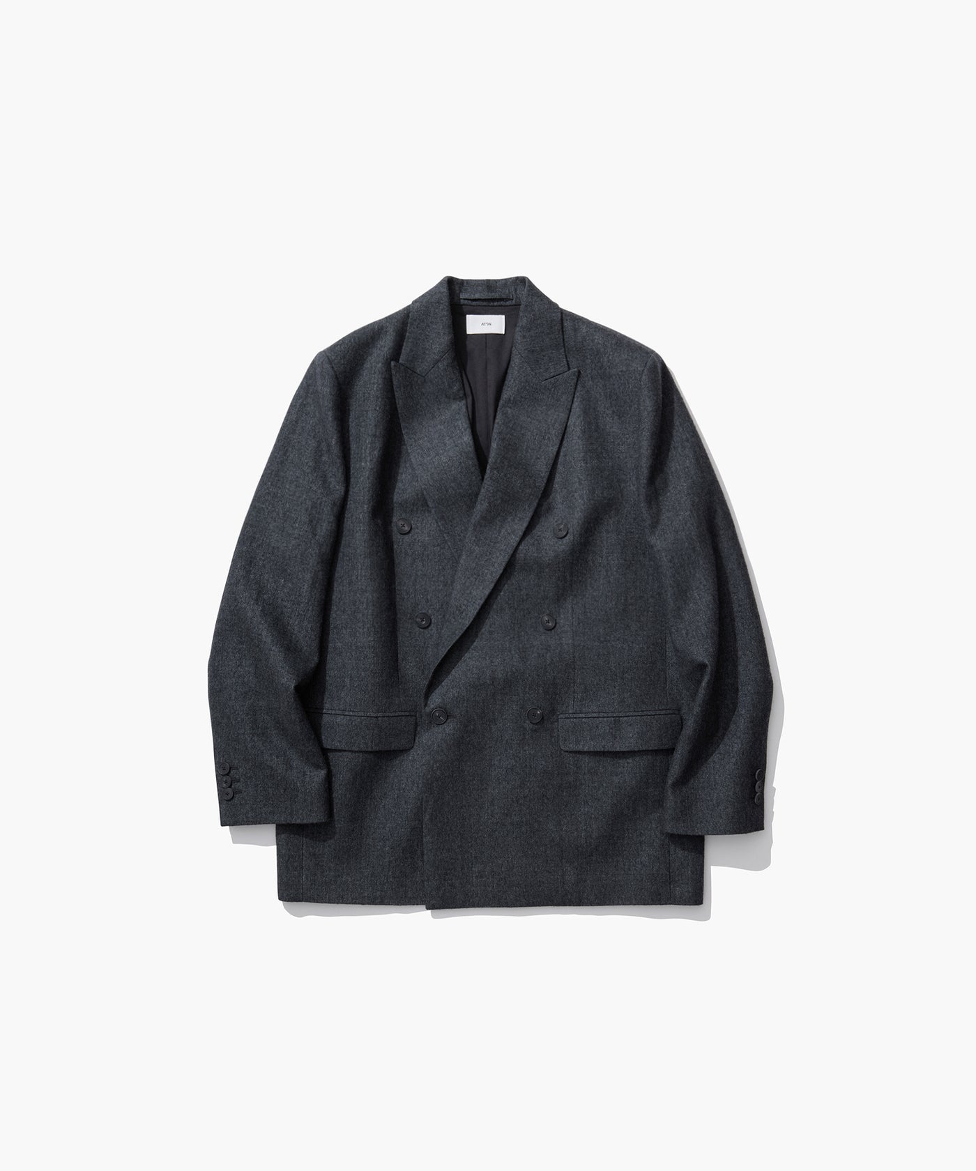 LINEN WOOL TWILL | DOUBLE BREASTED JACKET – ATON | エイトン