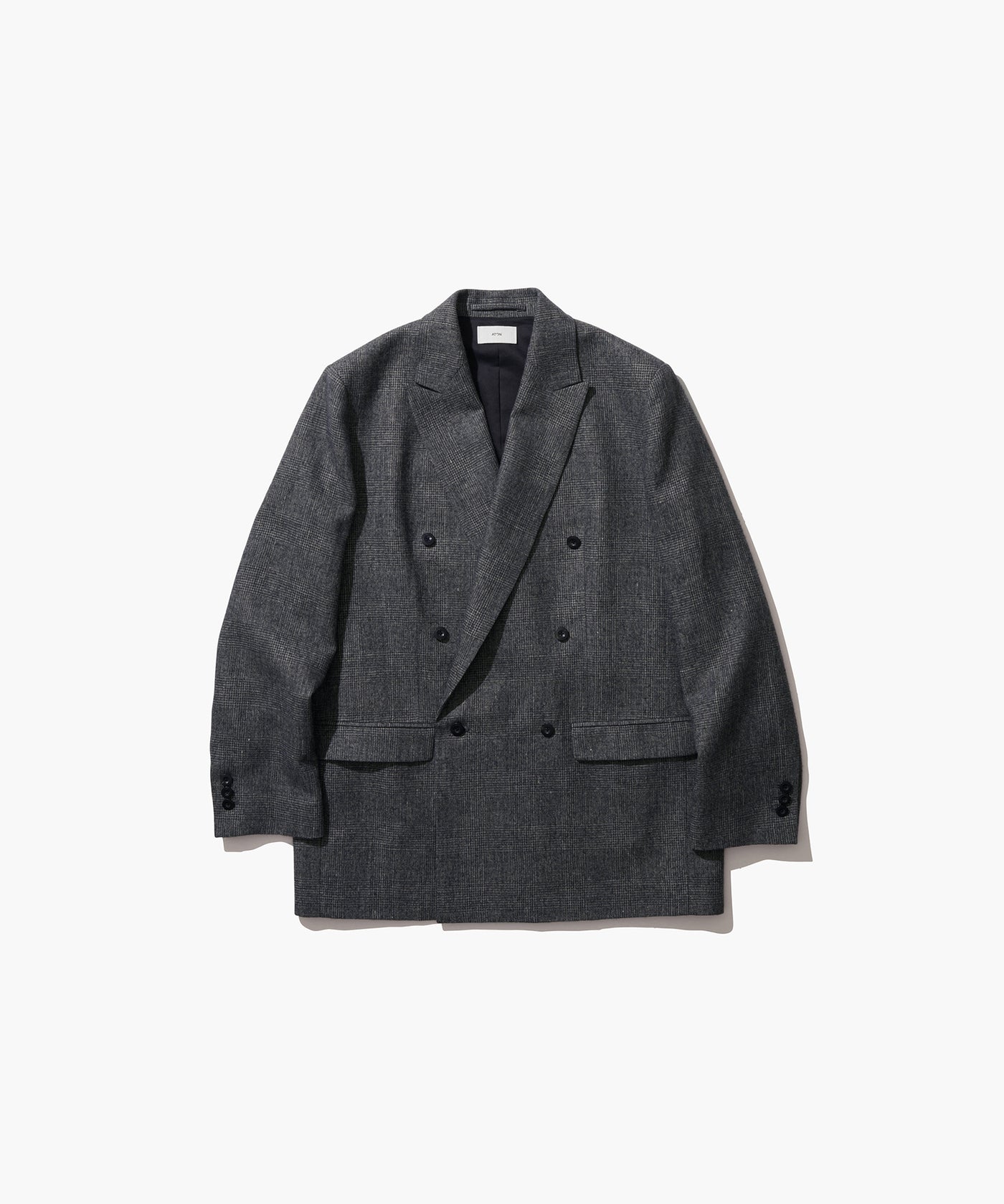LINEN WOOL TWILL | DOUBLE BREASTED JACKET – ATON | エイトン