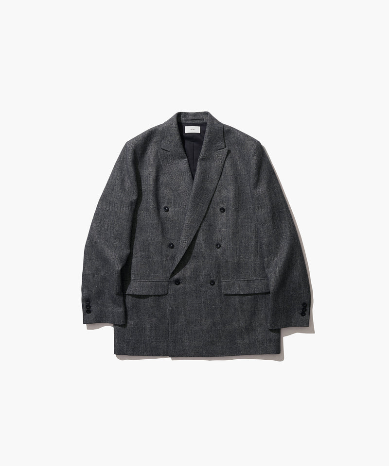 LINEN WOOL TWILL | DOUBLE BREASTED JACKET