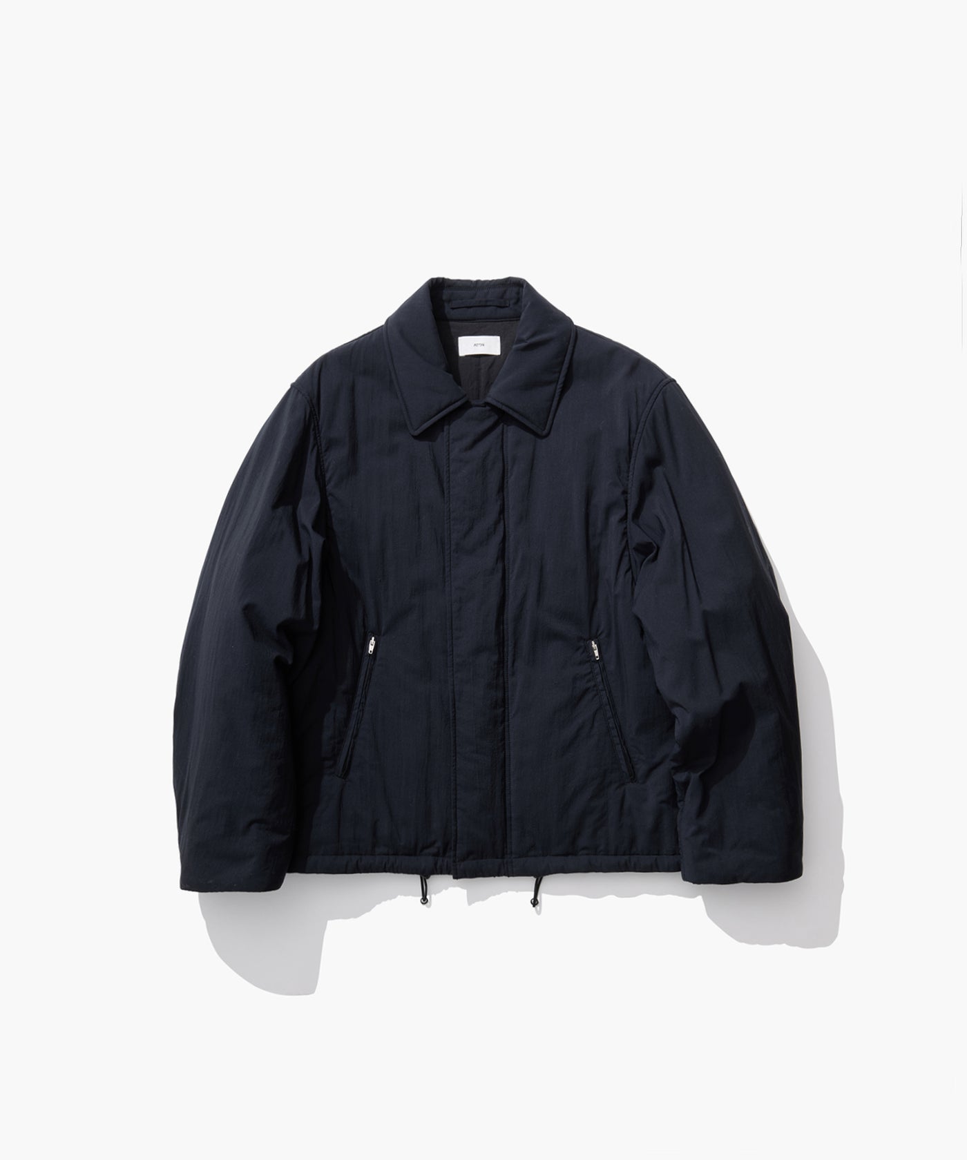 MAT AIRY NYLON | WOOL PADDED HARRINGTON JACKET – ATON | エイトン