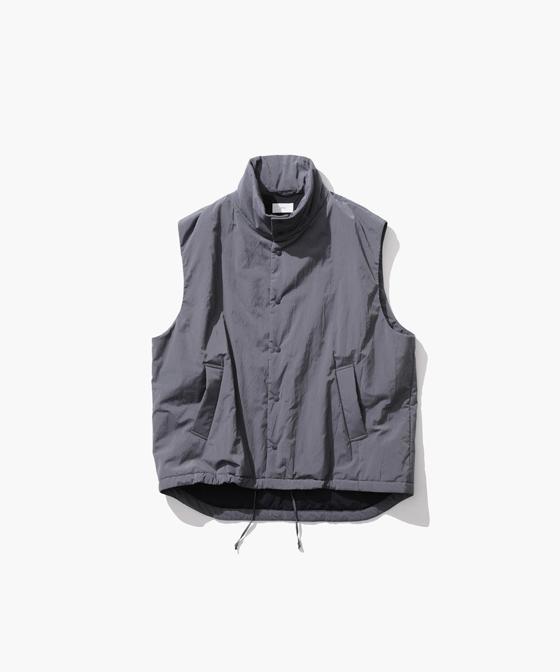 TECHNO COTTON | RECYCLED WOOL PADDED VEST – ATON | エイトン