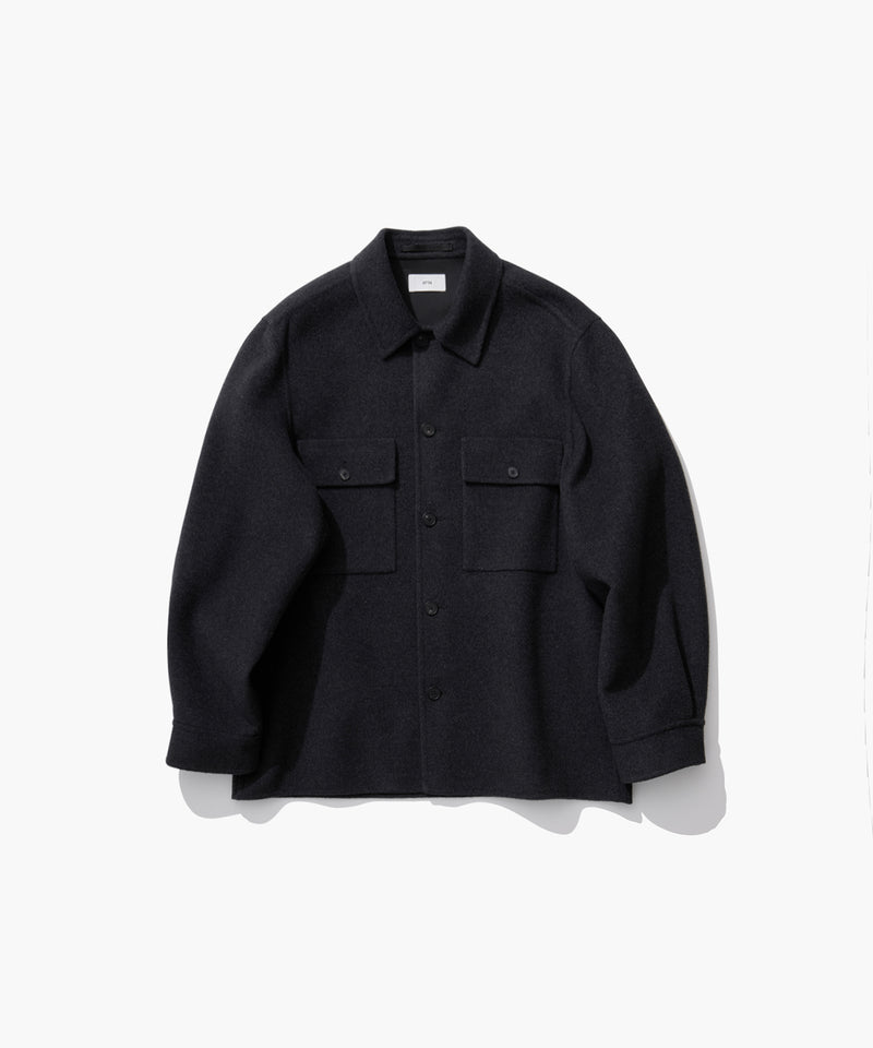 MERINO DOUBLE MELTON | CPO JACKET
