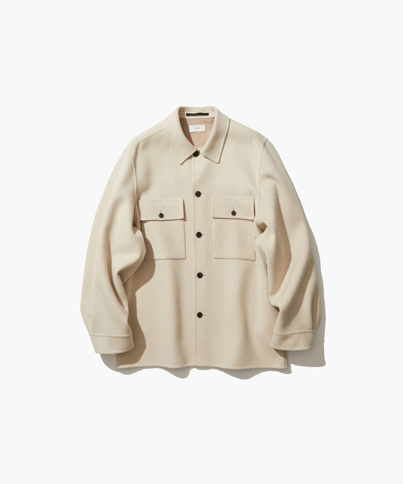 MERINO DOUBLE MELTON | CPO JACKET