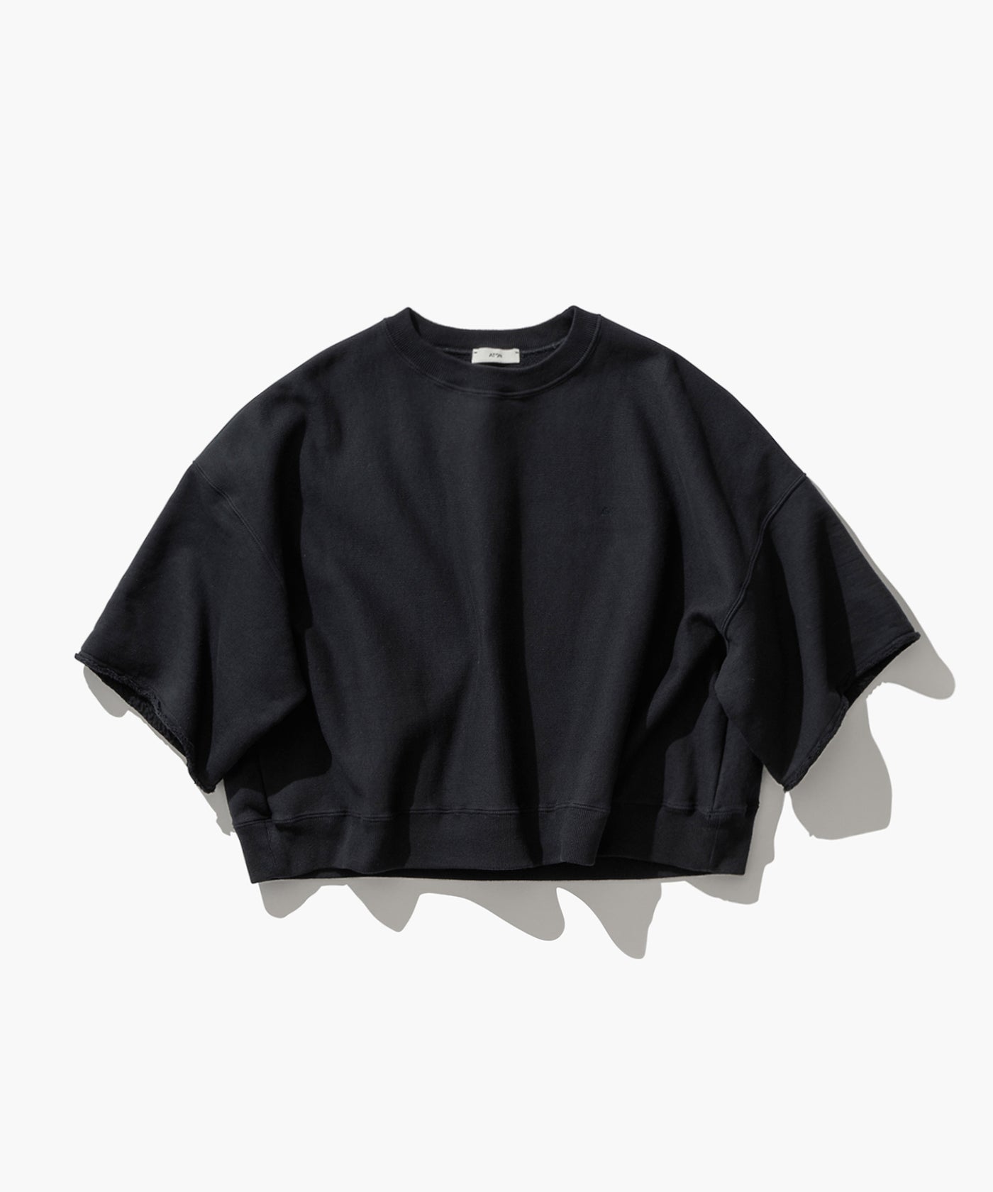 NATURAL DYED URAKE | OVERSIZED HALF SLEEVE SWEAT – ATON | エイトン