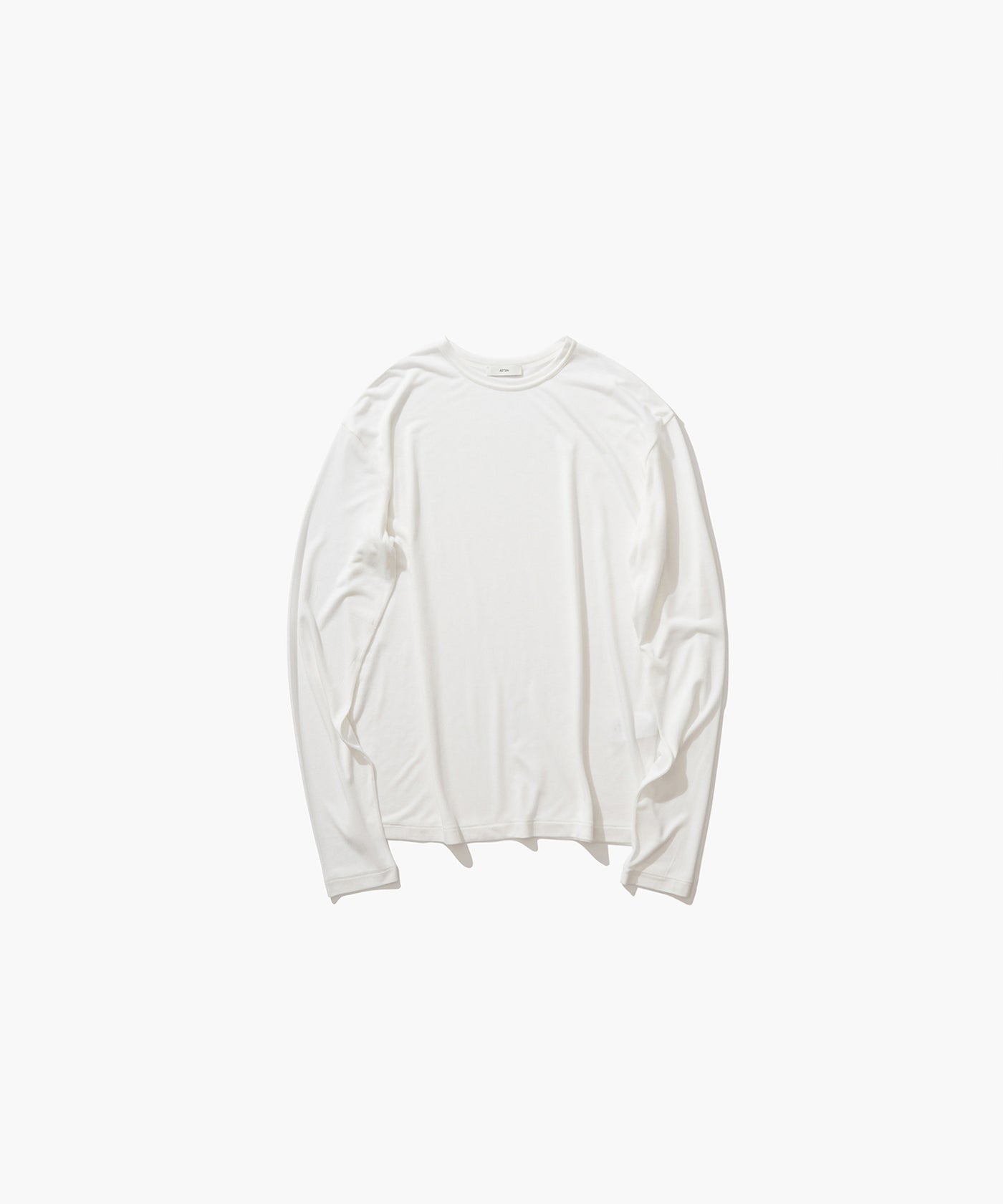 MODAL SILK JERSEY | CREWNECK PULLOVER – ATON | エイトン