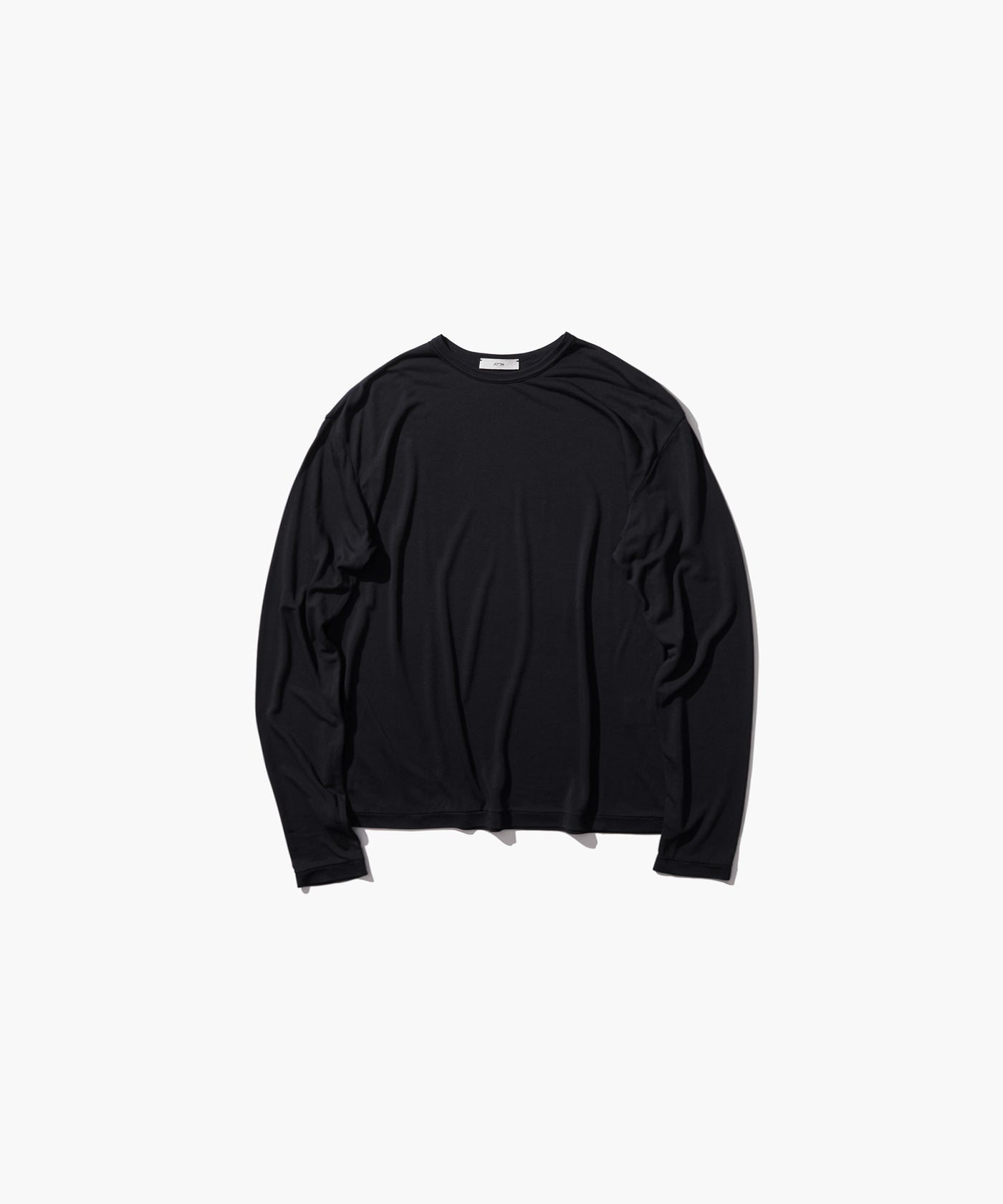 MODAL SILK JERSEY | CREW NECK PULLOVER – ATON | エイトン