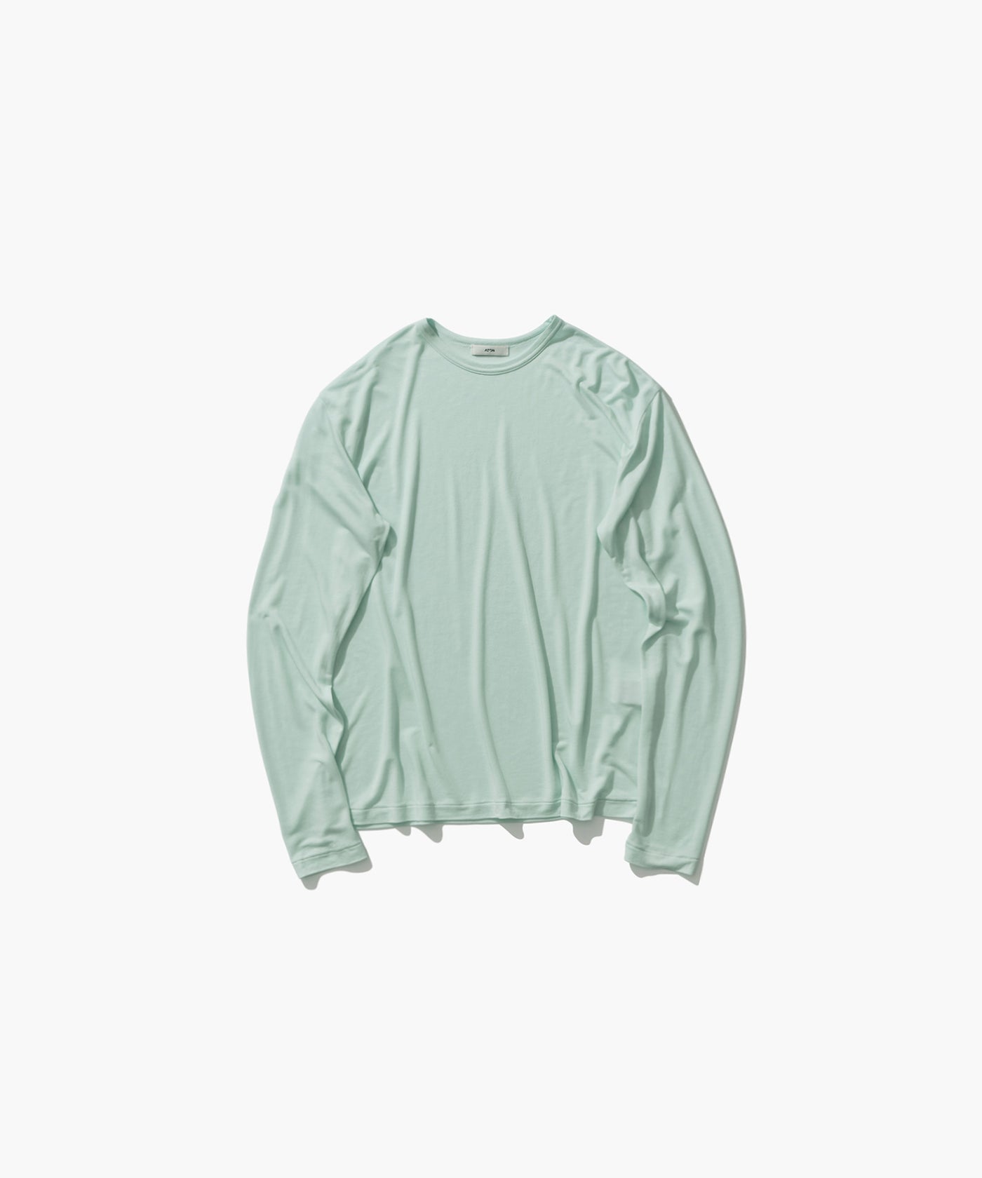 ATON MODAL SILK JERSEY | シルク混プルオーバーM絹 MODAL SILK JERSEY | CREW NECK PULLOVER – ATON | エイトン