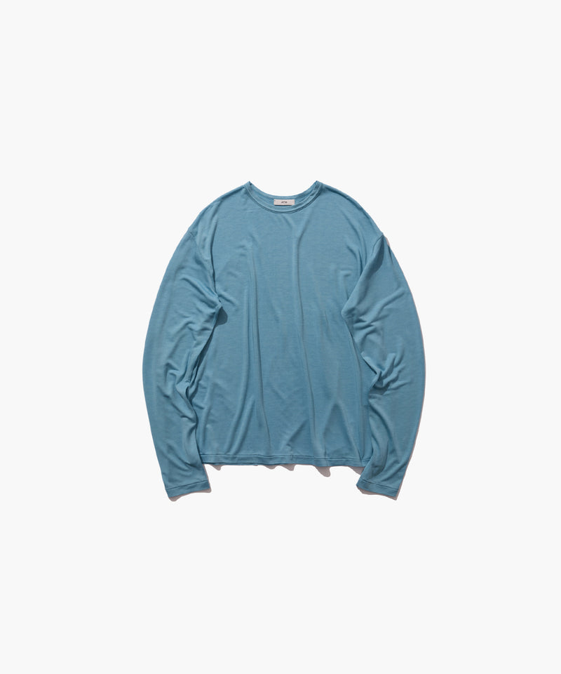 MODAL SILK JERSEY | CREWNECK PULLOVER