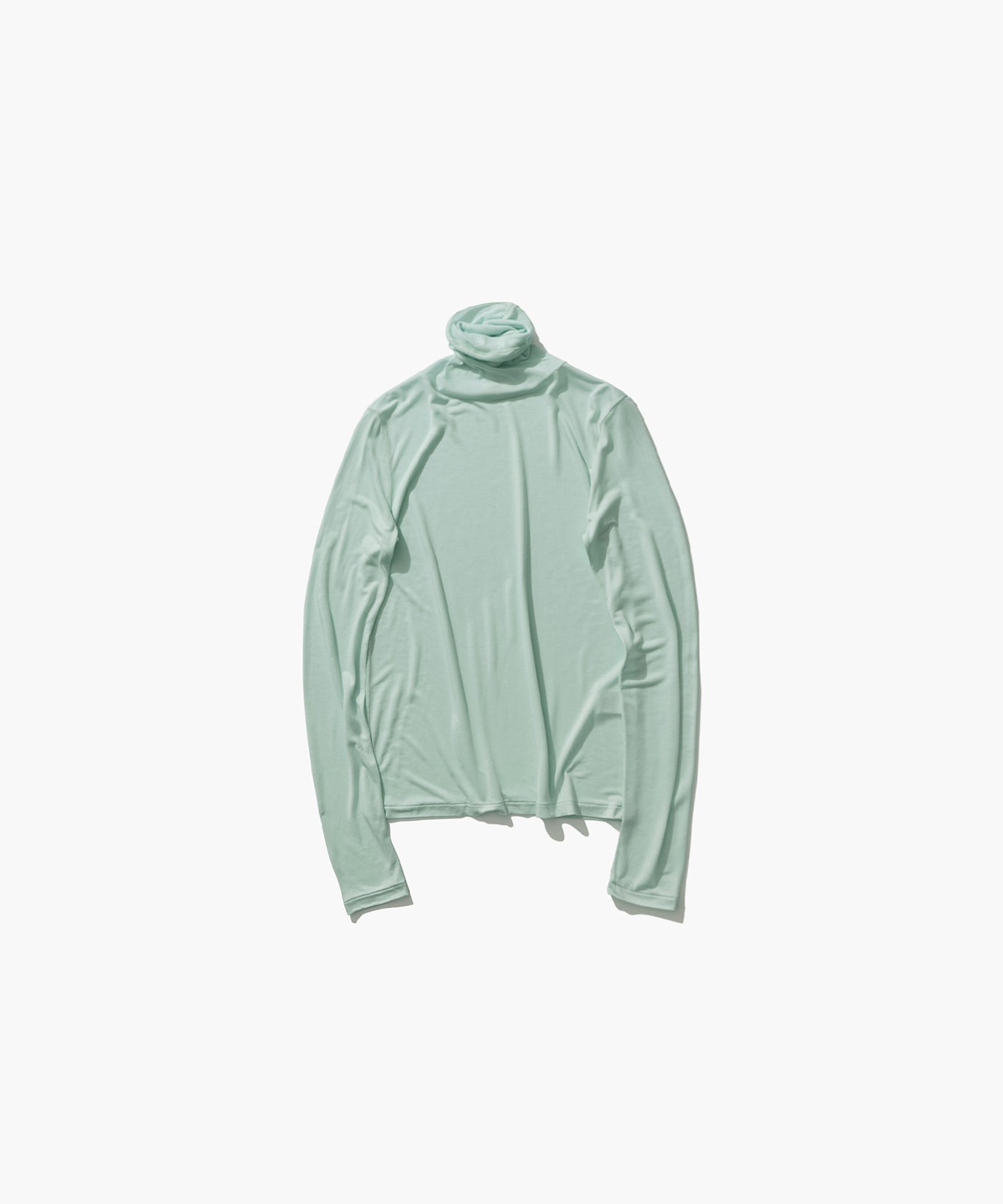 MODAL SILK JERSEY | TURTLE NECK PULLOVER – ATON | エイトン