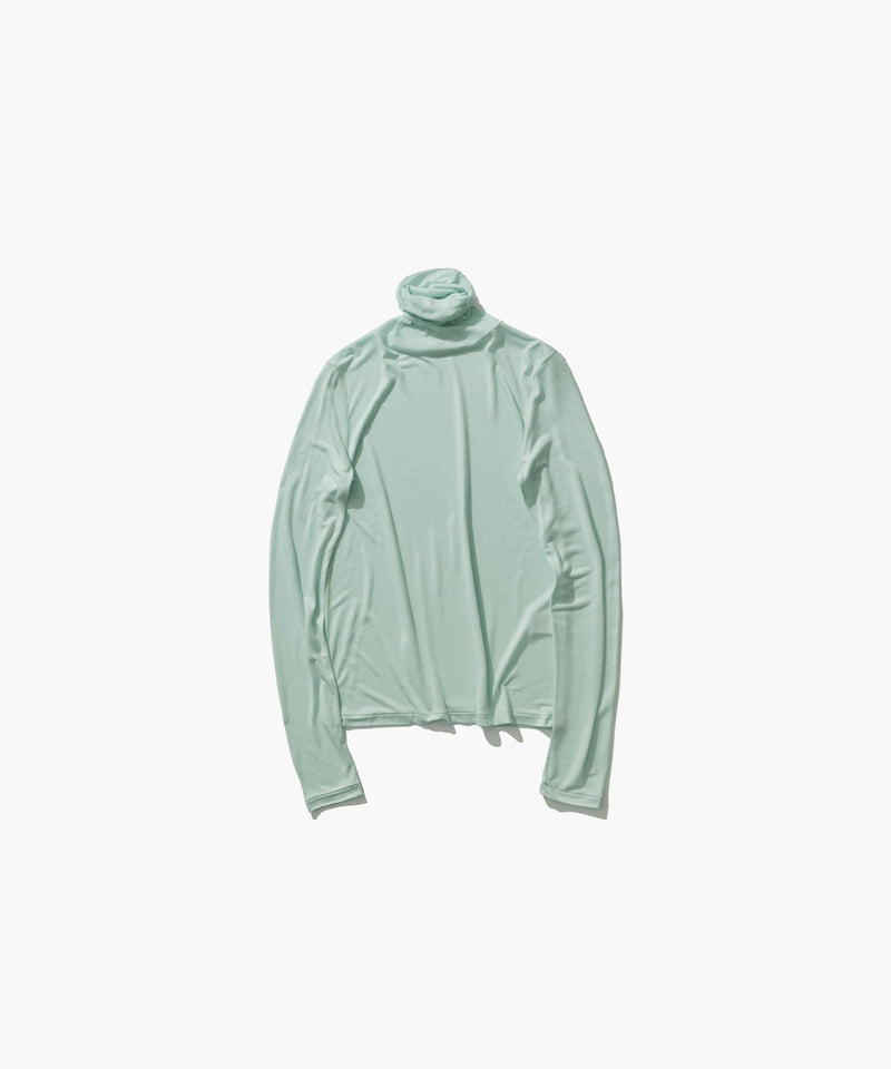 【新品タグ付】ATON MODAL SILK JERSEY TURTLENECK MODAL SILK JERSEY | TURTLE NECK PULLOVER – ATON | エイトン