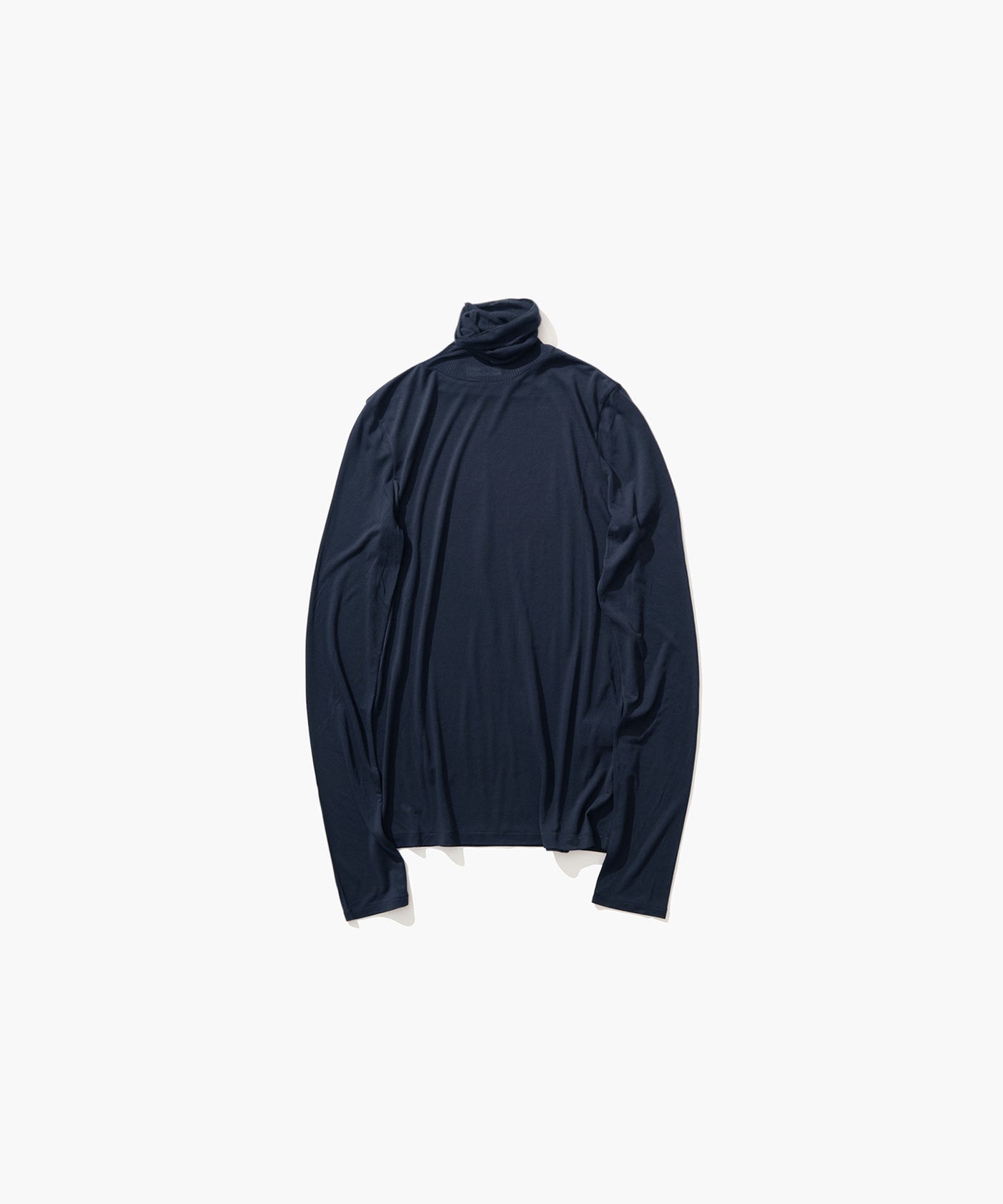 MODAL SILK JERSEY | TURTLENECK PULLOVER – ATON | エイトン