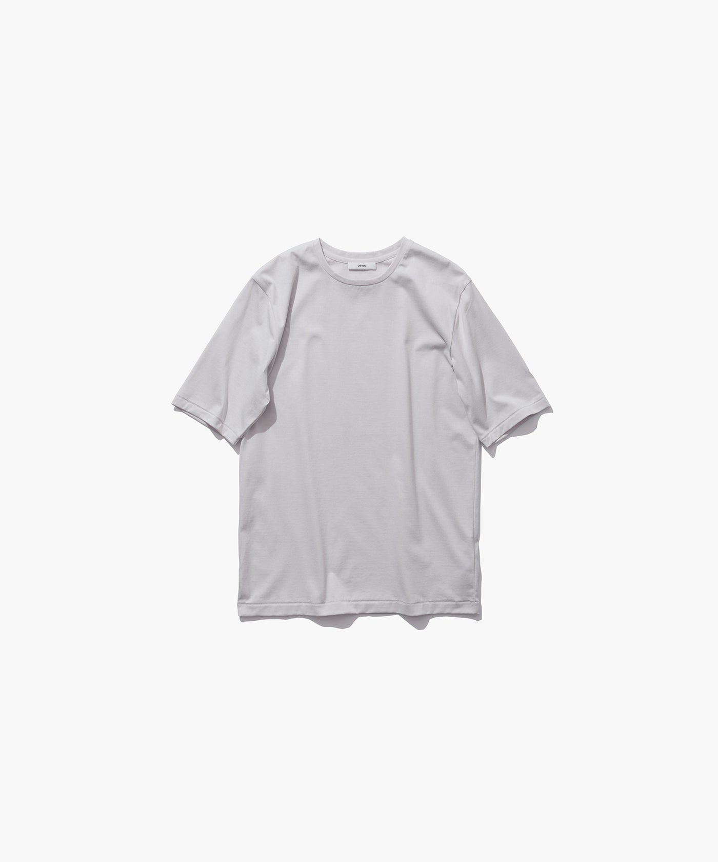 新品タグ付 ATON エイトン スビンコットン ノースリーブTシャツ 白 2 M ATON（エイトン） tシャツ ATON / スビンコットン キャップスリーブ T