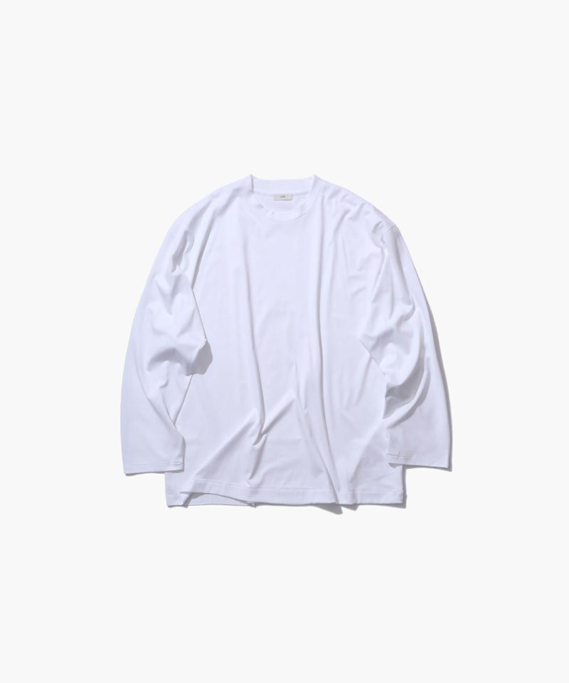 ATON SUVIN60/2 OVERSIZED L/S T-SHIRT 白 SUVIN60/2 | OVERSIZED LONG SLEEVE T-SHIRT – ATON | エイトン