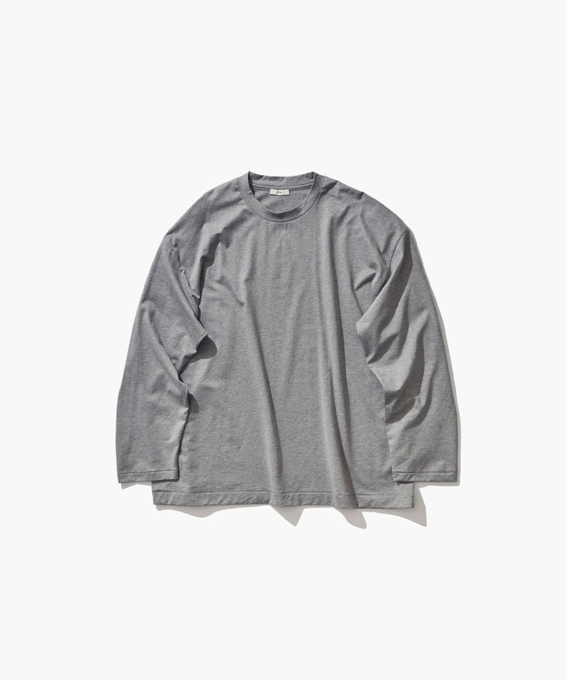 SUVIN60/2 | OVERSIZED LONG SLEEVE T-SHIRT – ATON | エイトン