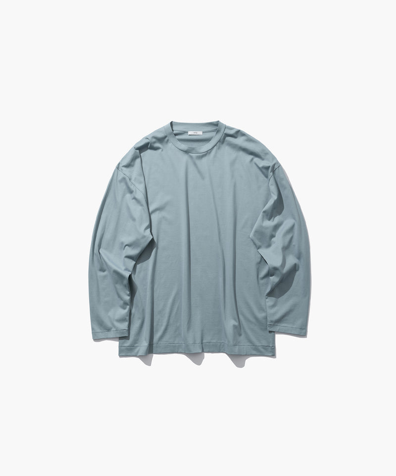 トップス ATON Suvin60/2 Oversized Long-Sleeve T ATON - 【残り一点】Suvin60/2 Oversized Long-Sleeve T-shirt