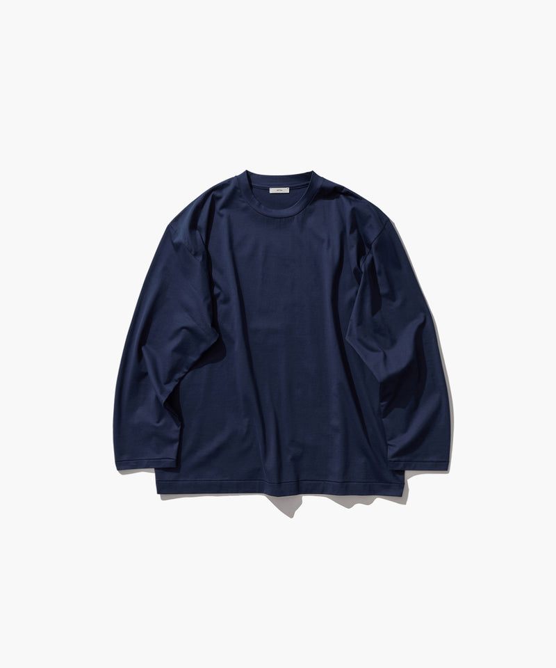 SUVIN60/2 | OVERSIZED LONG SLEEVE T-SHIRT – ATON | エイトン