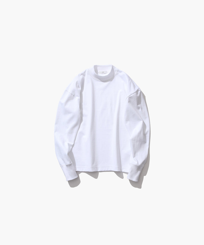 12/- AIR SPINNING | MOCK NECK PULLOVER – ATON | エイトン