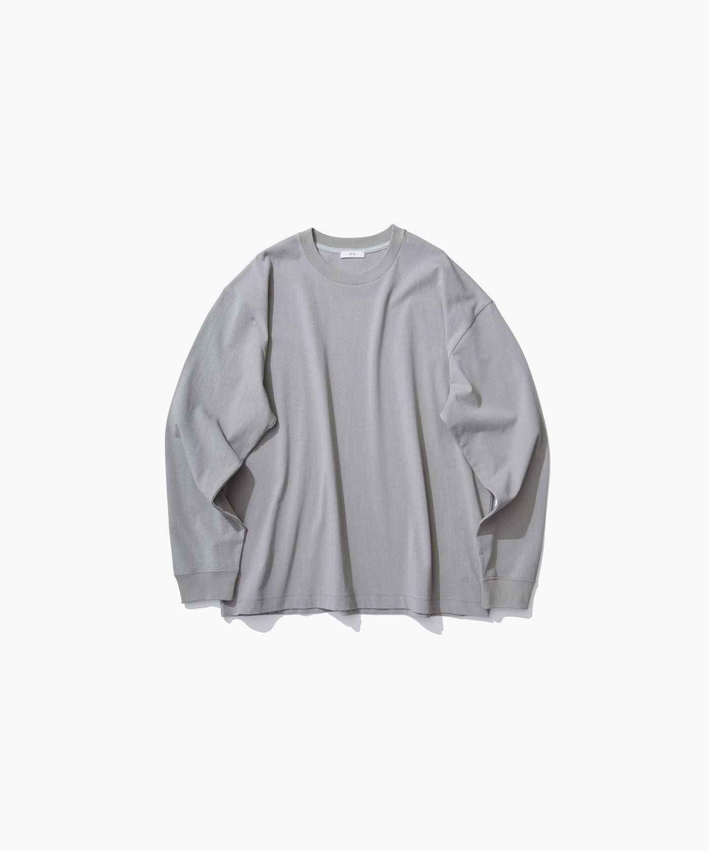 新品/Fresca Plate Oversized Long Sleeve T FRESCA PLATE COTTON OVERSIZED LONG SLEEVE T-SHIRT - IDIOME
