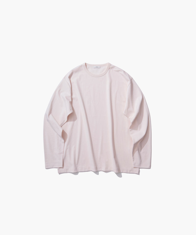 トップス ATON LINEN JERSEY | LONG SLEEVE PULLOVER LINEN JERSEY | LONG SLEEVE PULLOVER – ATON | エイトン