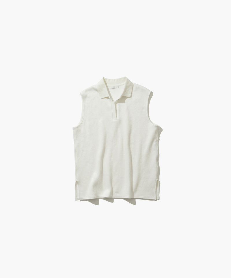 LINEN JERSEY | POLO TANK TOP