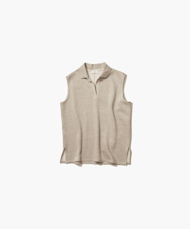 LINEN JERSEY | POLO TANK TOP