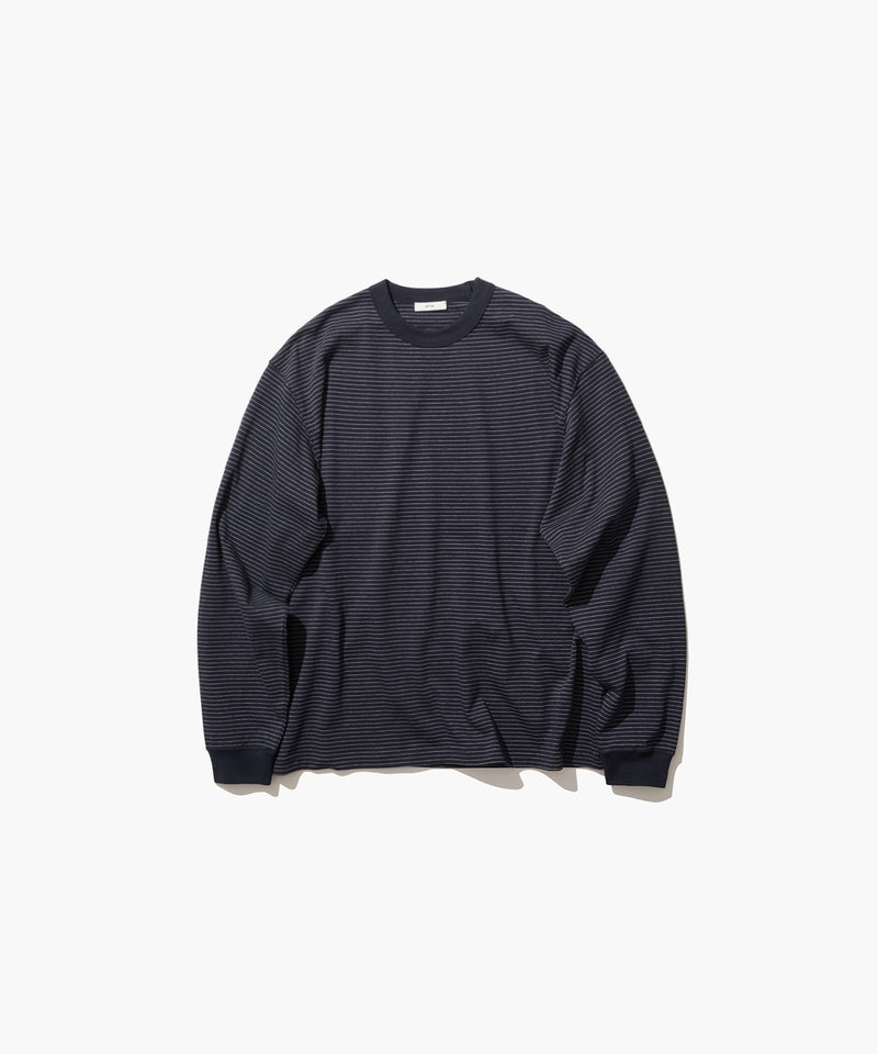 SUVIN DOUBLE JERSEY | CREW NECK PULLOVER – ATON | エイトン