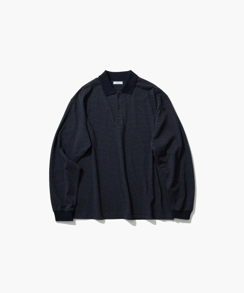 SUVIN DOUBLE JERSEY | LONG SLEEVE POLO SHIRT