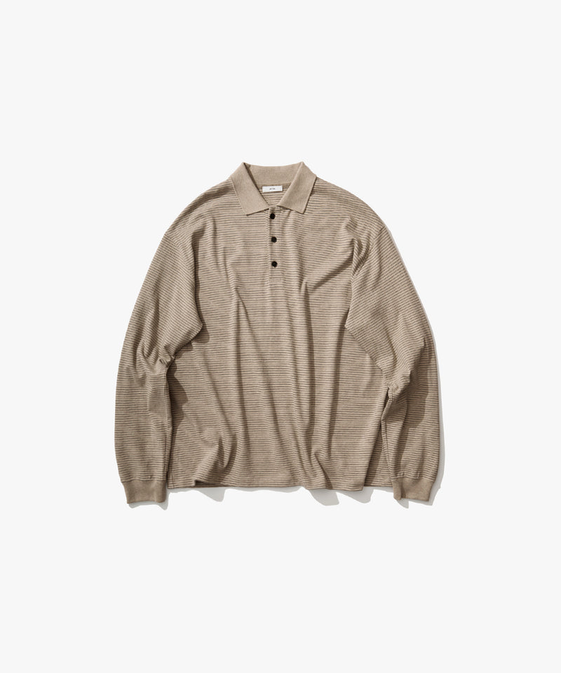 SUVIN DOUBLE JERSEY | LONG SLEEVE POLO SHIRT