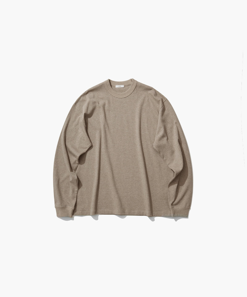 SUVIN DOUBLE JERSEY | CREWNECK PULLOVER – ATON | エイトン