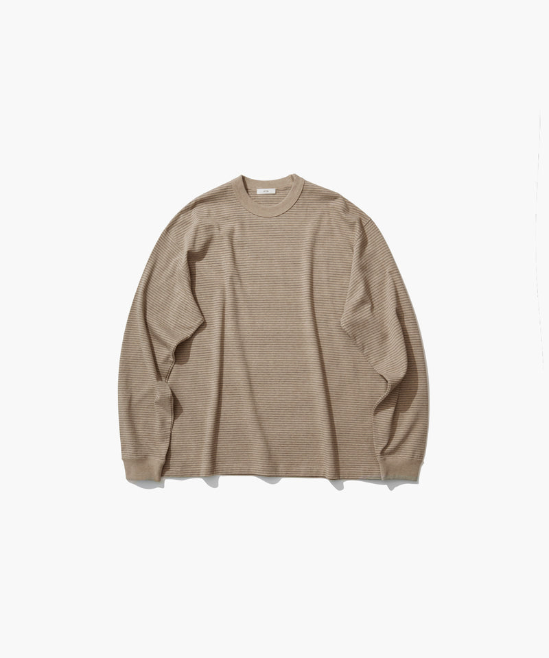 SUVIN DOUBLE JERSEY | CREWNECK PULLOVER – ATON | エイトン