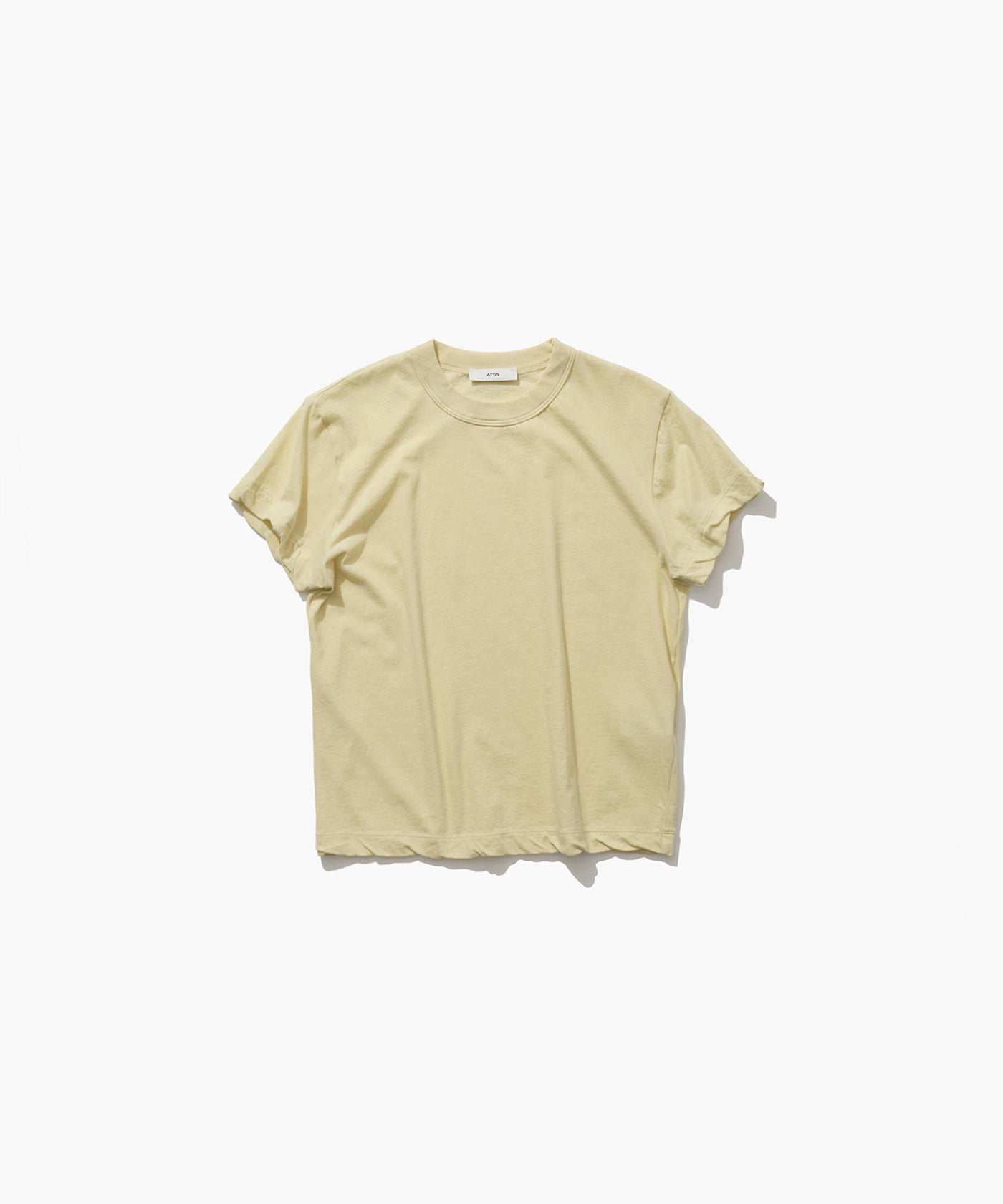 FRESCA SINGLE JERSEY | COMPACT T-SHIRT – ATON | エイトン