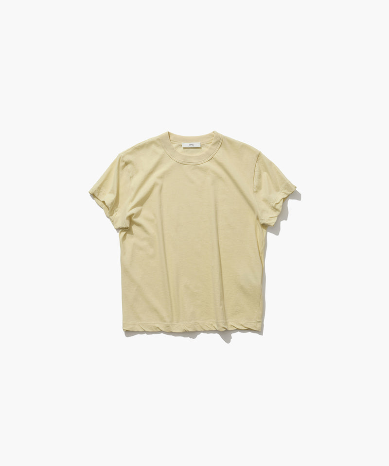 FRESCA SINGLE JERSEY | COMPACT T-SHIRT – ATON | エイトン