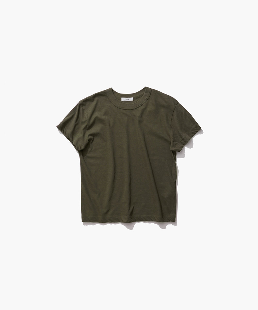 FRESCA SINGLE JERSEY | COMPACT T-SHIRT – ATON | エイトン