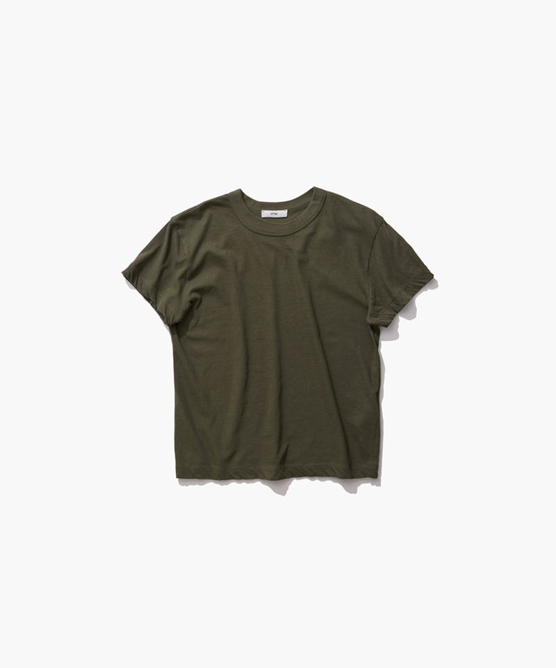 FRESCA SINGLE JERSEY | COMPACT T-SHIRT – ATON | エイトン