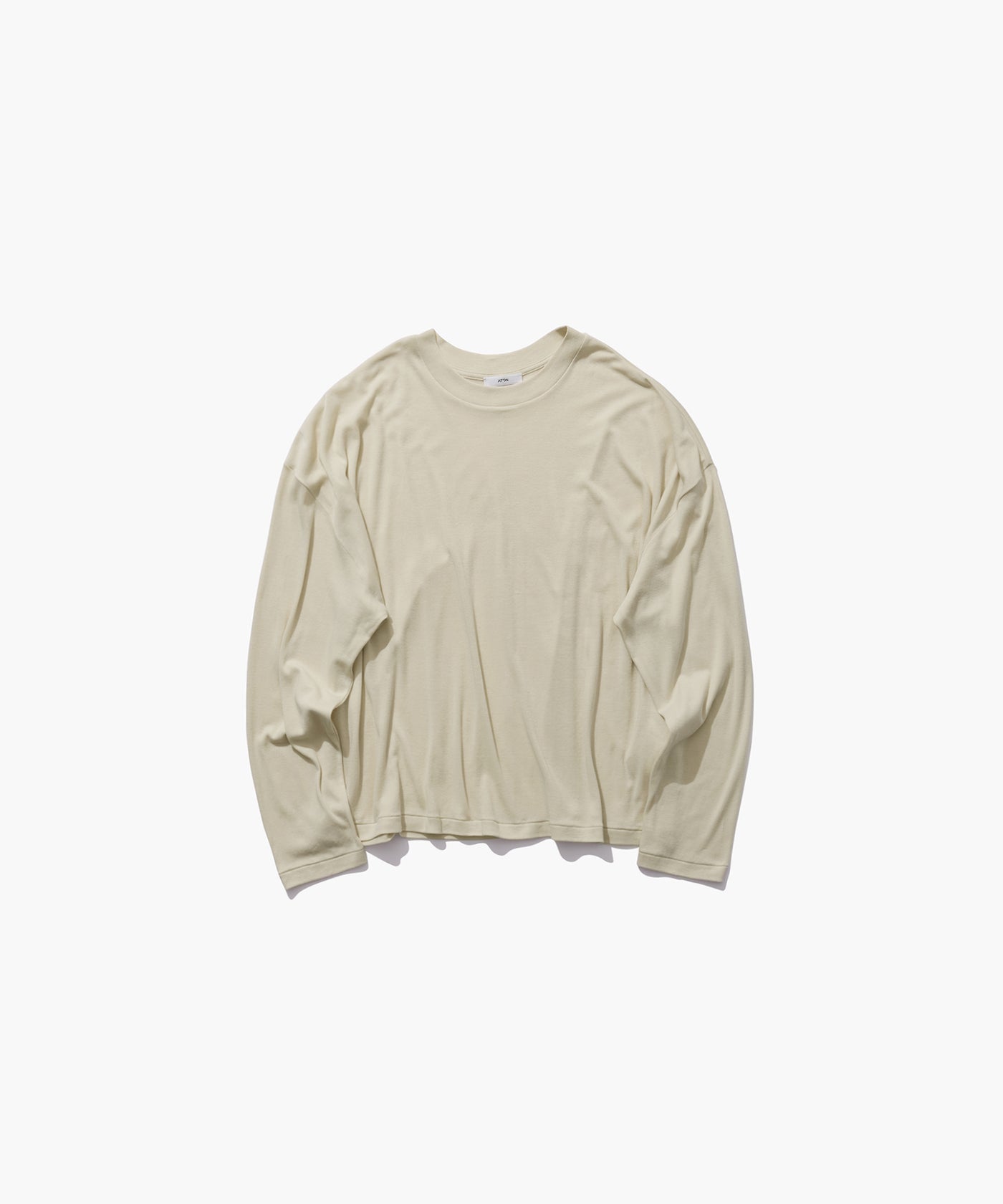 COTTON LINEN FRAISE | LONG SLEEVE T-SHIRT – ATON | エイトン
